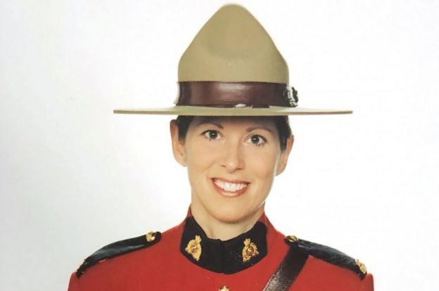 Royal Canadian Mounted Police Constable (RCMP) Heidi Stevenson in an undated handout photo
