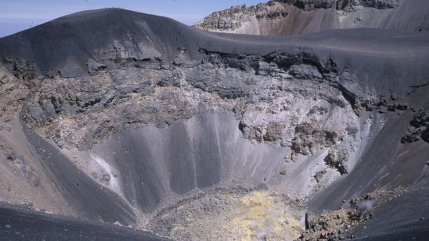 Cratera do vulcão Misti