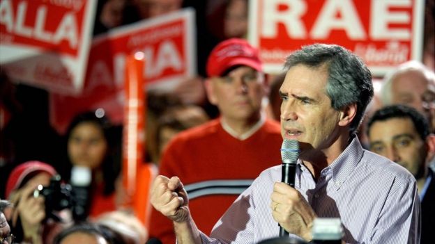 Michael Ignatieff en campaña en Canadá.