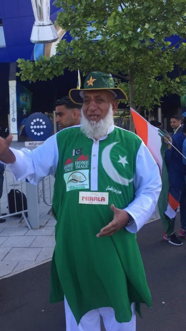 இந்தியா - பாக்., கிரிக்கெட் போட்டி ; எட்ஜ்பஸ்டனில் குவியும் பாகிஸ்தான் ரசிகர்கள் (புகைப்படத் தொகுப்பு)