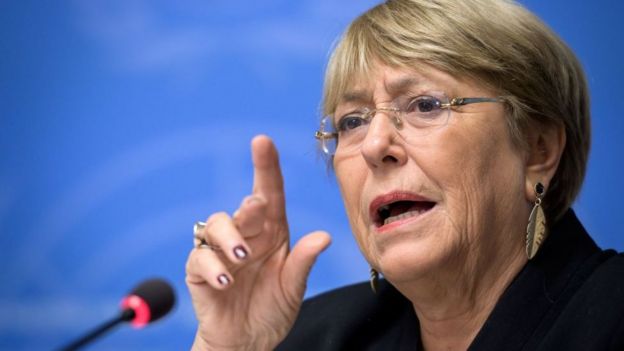 Michelle Bachelet.