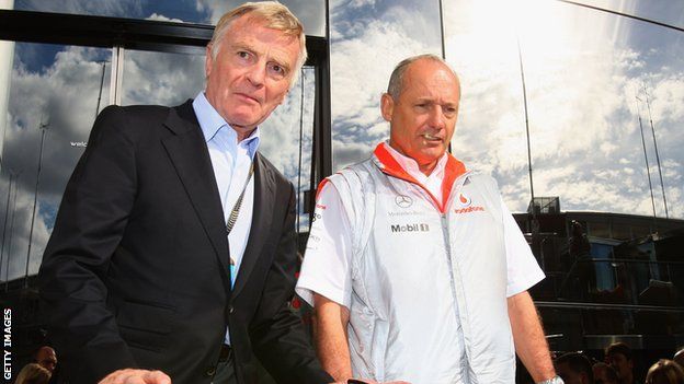 Max Mosley and Ron Dennis
