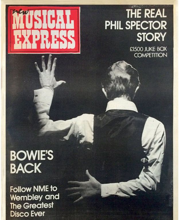 David Bowie's NME cover