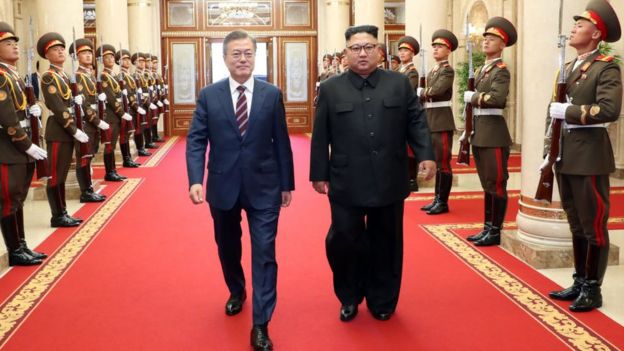 அணு ஆயுத நீக்கப் பேச்சுவார்த்தை: வட கொரியா சென்ற தென்கொரிய அதிபர்