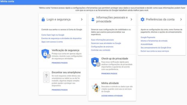 Privacidade do Google