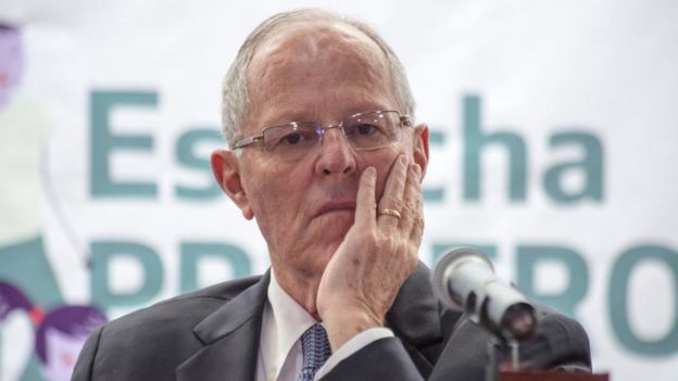 El ex presidente de Perú Pedro Pablo Kuczynski