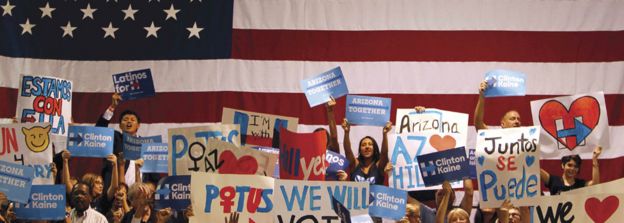 Clinton supporters in Arizon