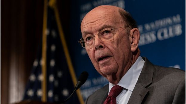 Wilbur Ross, the 39th U.S. Secretary of Commerce, speaks at the National Press Club (NPC) Headliners Luncheon in Washington, D.C., on Monday, May 14, 2018