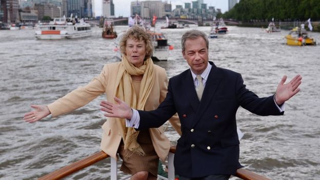 Kate Hoey with Nigel Farage