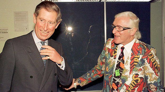 Jimmy Savile and Prince Charles in 1999