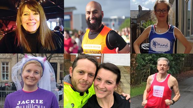 Seven runners from the London Marathon 2017