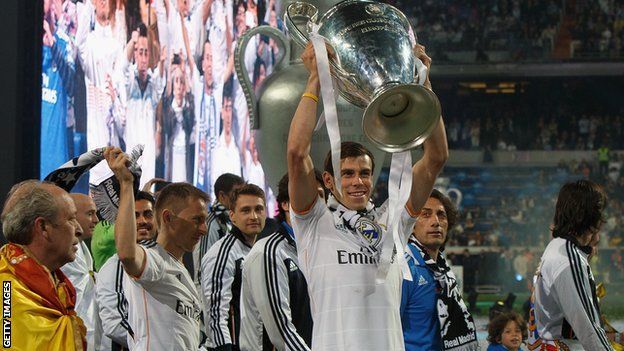 Gareth Bale of Real Madrid during the 2014 Champions League final