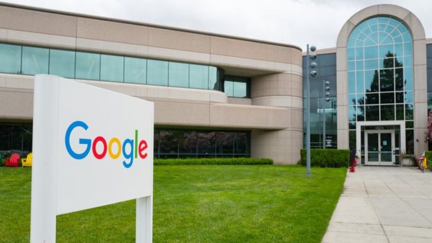 Oficinas centrales de Google en California.