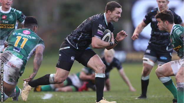 George North made his first Ospreys appearance of the season in the win over Benetton