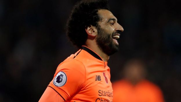 محمد صلاح لاعب المنتخب المصري ونادي ليفربول الإنجليزي _98682922_a318272c-42a2-40f1-ab3a-087e6346095b