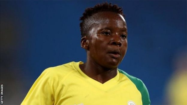 La Sud-Africaine Thembi Kgatlana fait partie des 10 footballeuses sélectionnées pour le Prix de la meilleure joueuse de l'année.