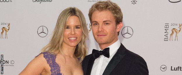 Nico Rosberg and his wife Vivian