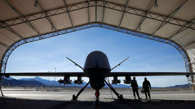 Drone at Creech Air Force Base