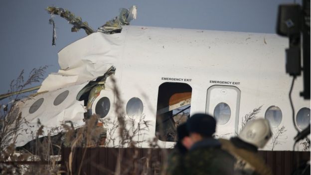 Accidente de avión en Kazajistán.