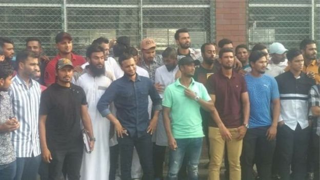 ধর্মঘট ডাক দেয়া ক্রিকেটারদের একাংশ