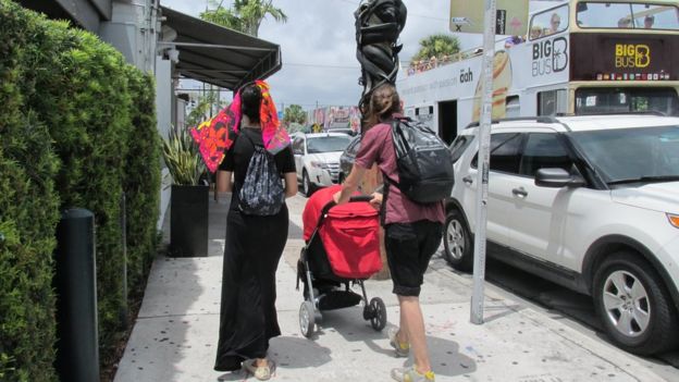 Turistas en Wynwood