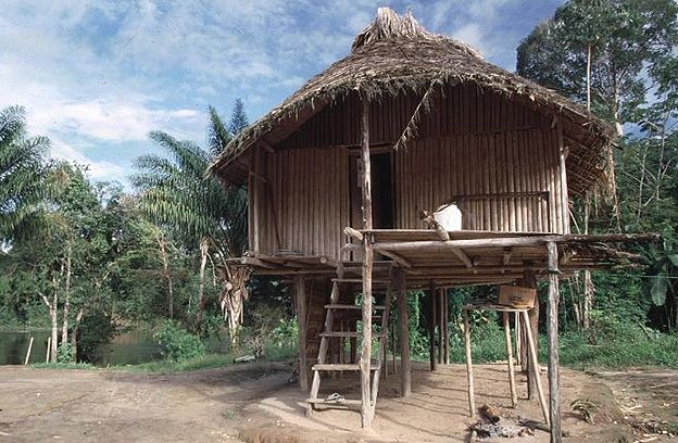 Amerindian village in Suriname