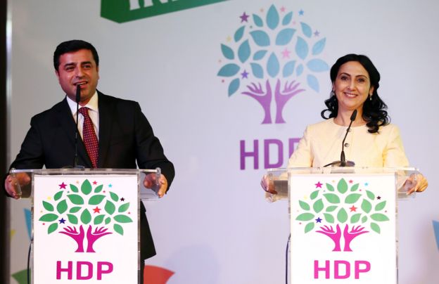 HDP eş başkanları Selahattin Demirtaş ve Figen Yüksekdağ tutuklanmadan önce