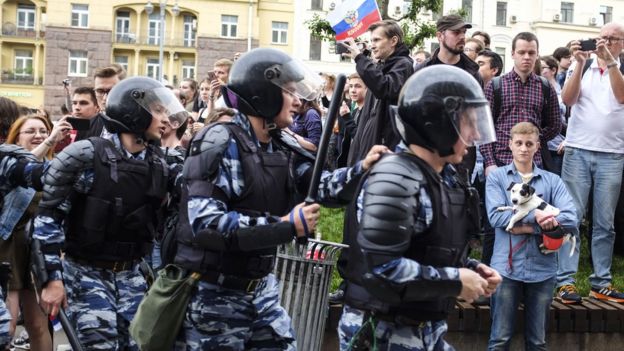 Anti-corruption rally, Moscow, June 2017