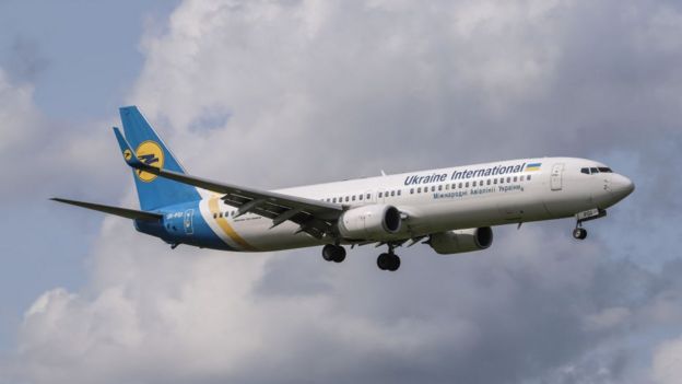 Avión de Ukraine International Airlines (foto genérica)