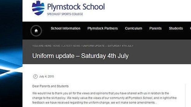 Plymstock School website