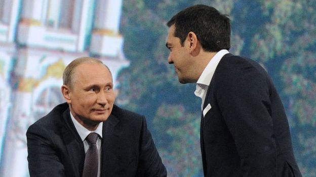 Vladímir Putin y Alexis Tsipras
