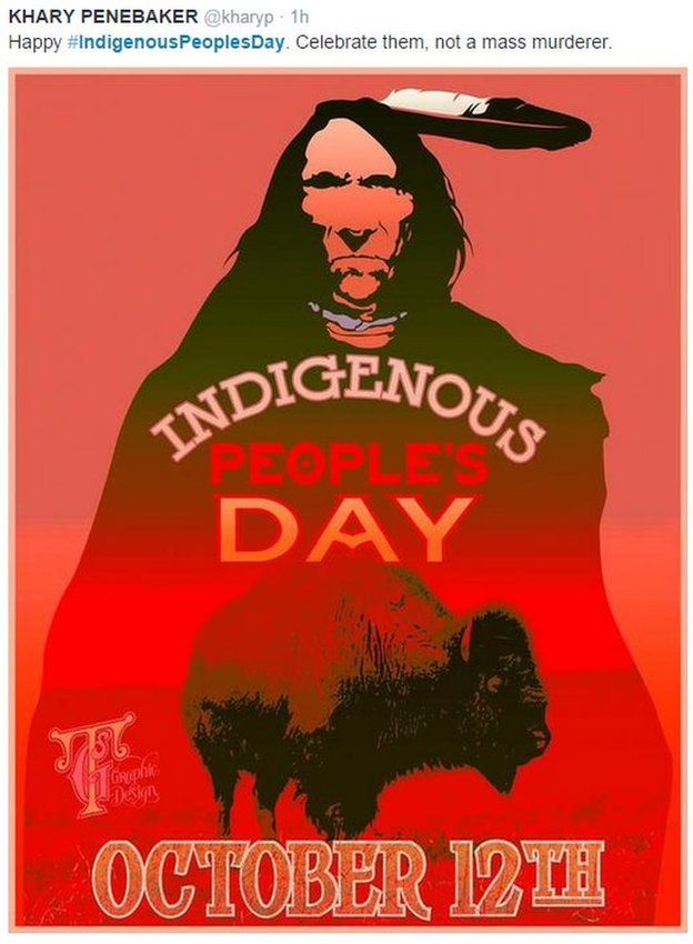 Indigenous People's Day poster