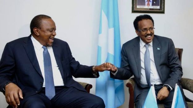 Uhuru Kenya iyo Maxamed Cabdullaahi Farmaajo