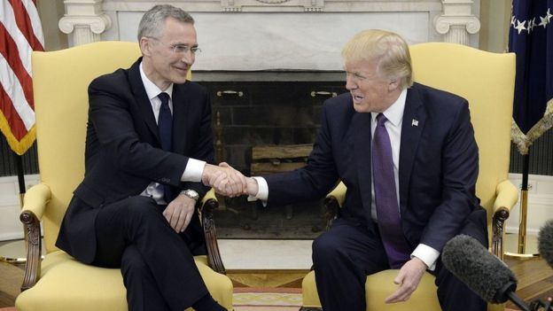 Йенс Столтенберг, Дональд Трамп