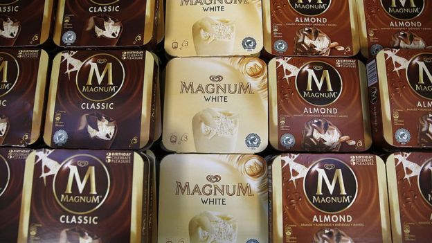 Helados Magnum.