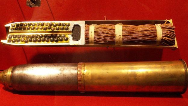 proyectil británico de la Primera Guerra Mundial