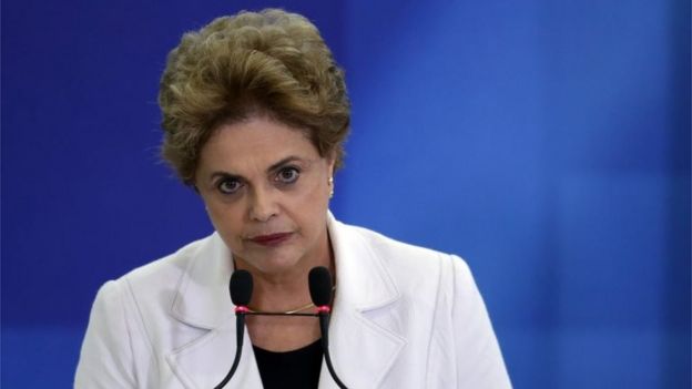 Brazils Dilma Rousseff Fights For Her Political Survival Bbc News