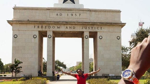 Independence Arch, freedom and justice, Accra, Ghana