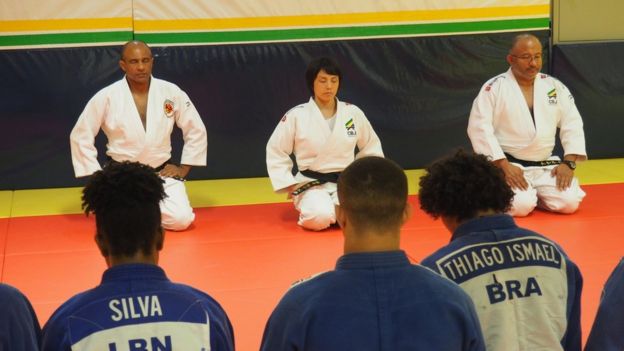 Yuko Fujii during a training session