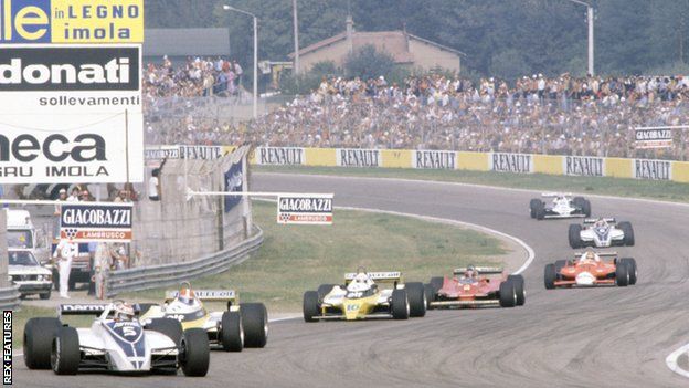 Nelson Piquet wins the 1980 Italian GP