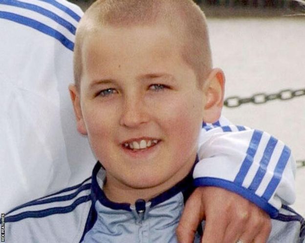 Hary Kane akiwa kijana mdogo aliichezea Arsenal