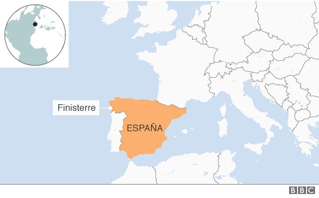 Mapa Finisterre