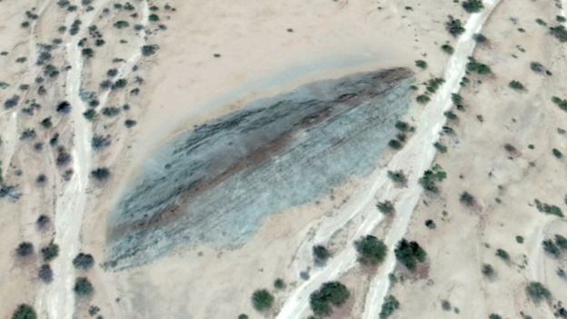 Formações rochosas na Namíbia