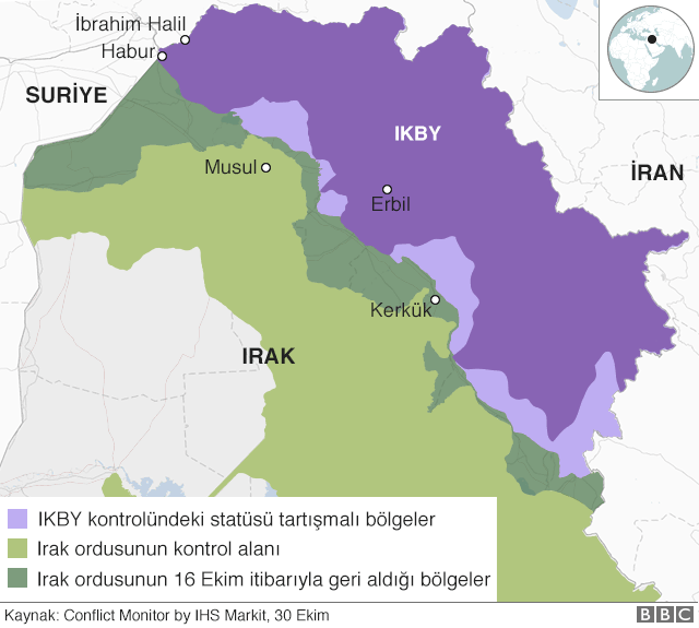 Irak Kürdistan Bölgesel Yönetimi: Habur'u birlikte kontrol edelim - BBC ...