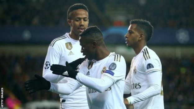 Washambuliaji wawili wa Real Madrid Rodrygo na Vinícius