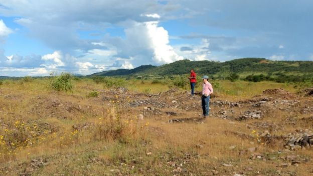 First Cobalt Corporation boss Trent Mell surveys land in the Congo