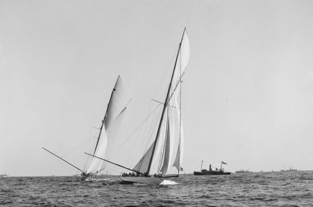 Shamrock I during Americas Cup