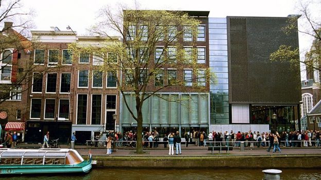 Casa museo de Ana Frank en Ámsterdam.