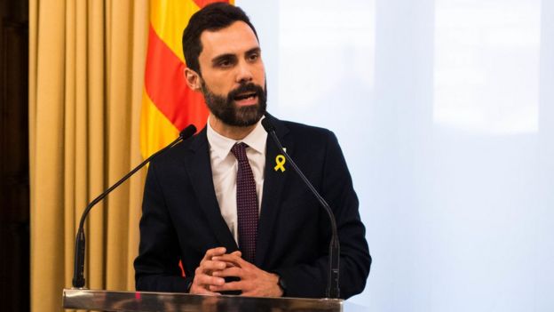 Roger Torrent, presidente del parlamento catalán.