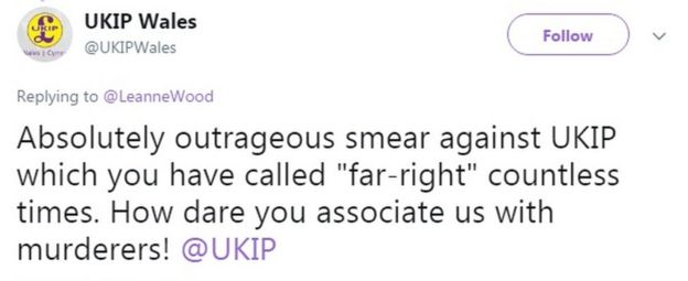 UKIP Wales tweet